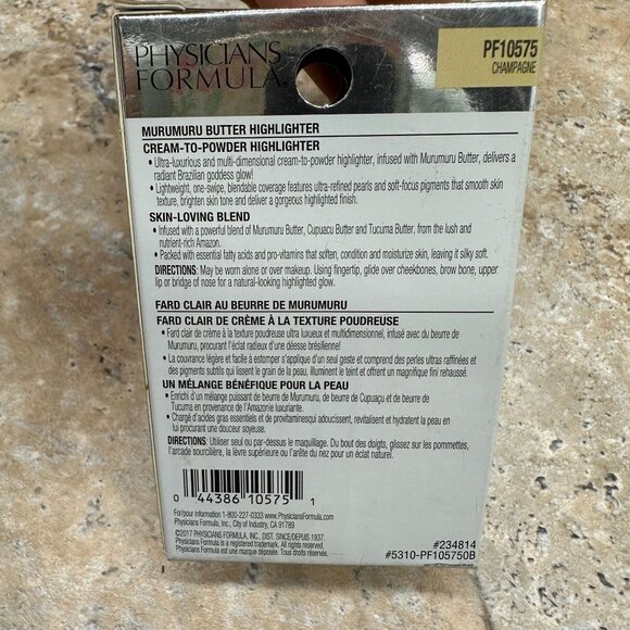 3X Physicians Formula Butter Cream To Powder Highlighter Champagne PF10575 New - Picture 5 of 11